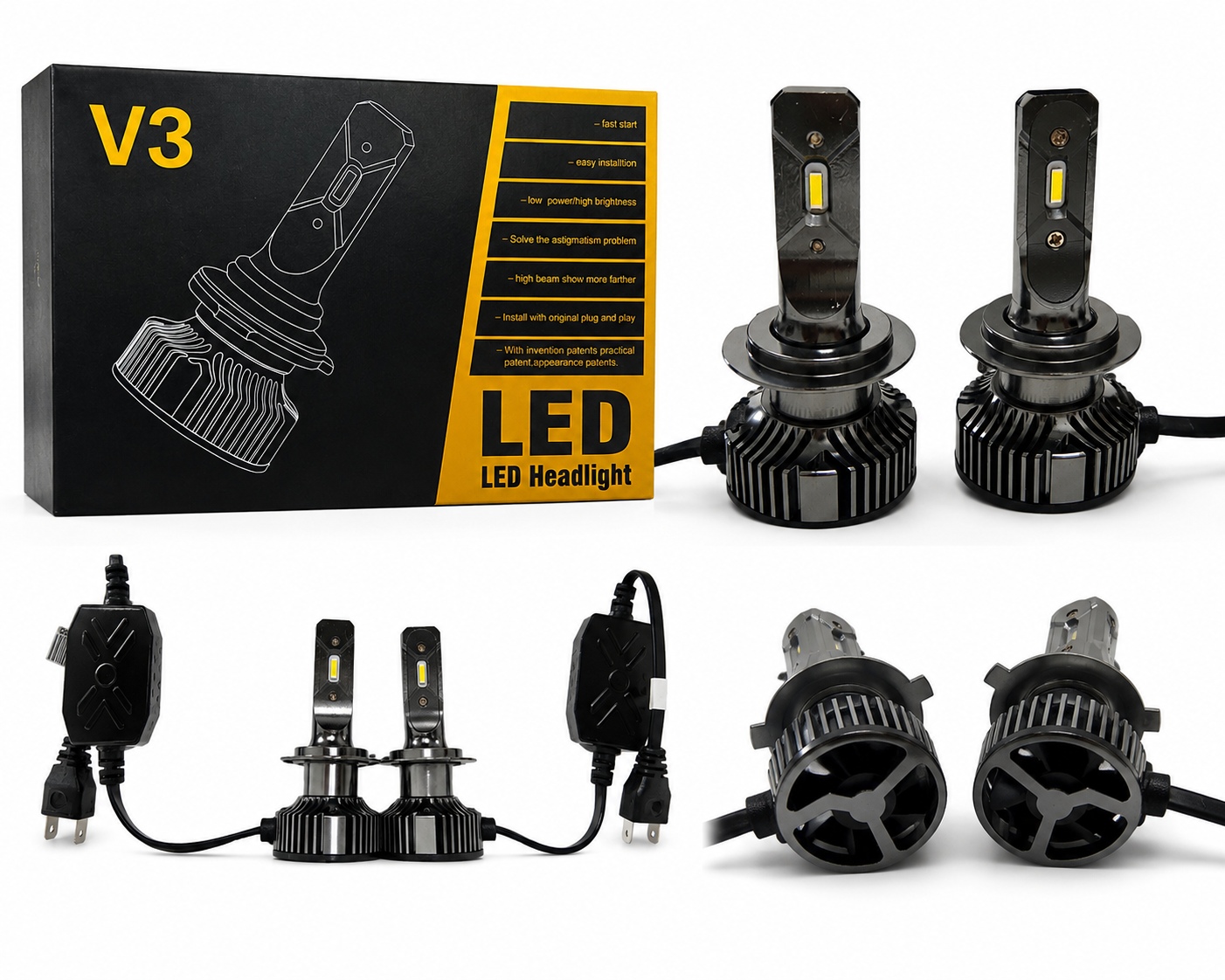 LED set H7 V3 CanBus